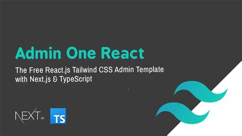 The Free React Js Tailwind Css Admin Template With Next Js Typescript