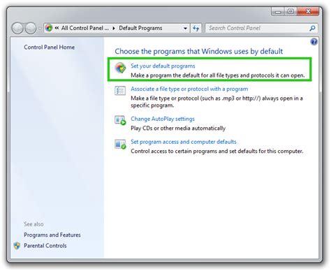How To Manage Default Programs In Windows