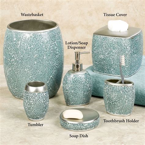 Blue Glitter Bathroom Accessories Semis Online