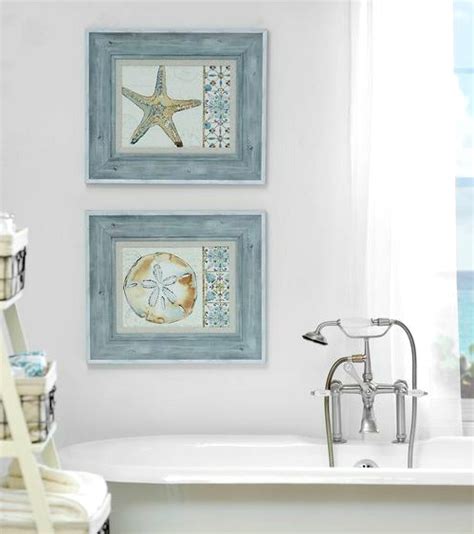 Although it can be a small space, the bathroom definitely has a huge impact on our daily life. Coastal Beach Cottage Wall Decor & Gallery Wall Ideas from ...