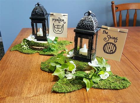 Lord of the Rings centerpieces | Lotr wedding, Middle earth wedding