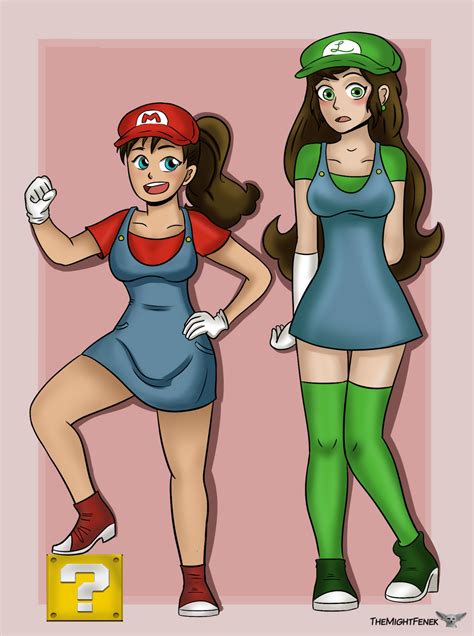 Super Mario Sisters By Themightfenek On Deviantart