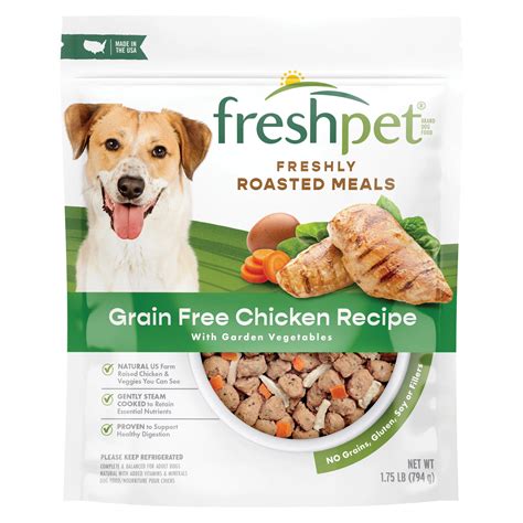 Freshpet Select Roasted Meals Grain Free Chicken Recipe Wet Dog Food