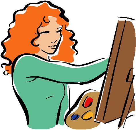 Clip Art Female Painting Clipart Clipart Best Clipart Best