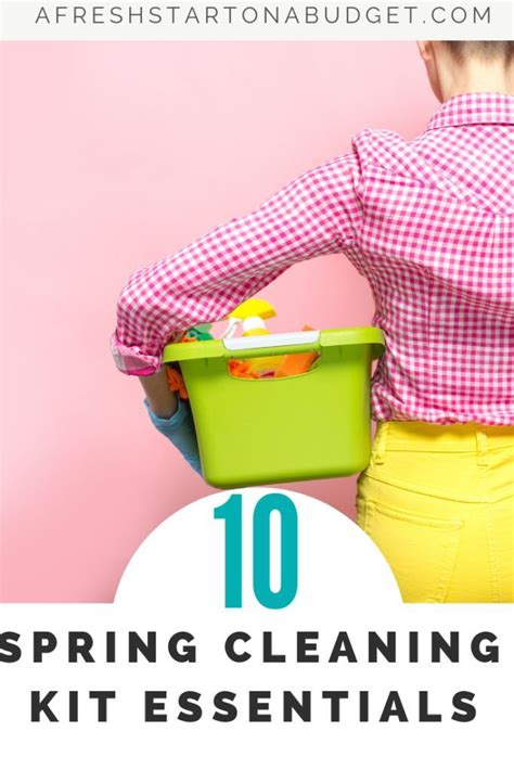 Your Spring Cleaning Kit Essentials A Fresh Start On A Budget In 2020 Spring Cleaning