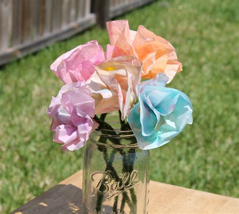 Desperate Craftwives Kid Crafted Coffee Filter Flowers