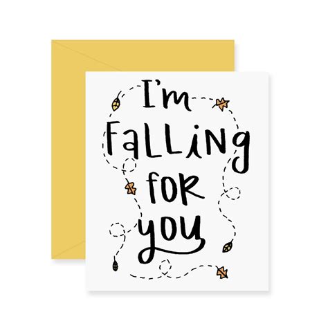 Im Falling For You Greeting Card Im Falling For You Seasonal Cards