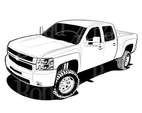 Pin By Nick Trausch On Dd Pickup Trucks Truck Coloring Pages