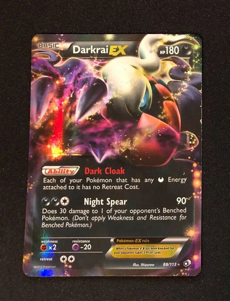 Darkrai Ex 88 Prices Pokemon Legendary Treasures Pokemon Cards