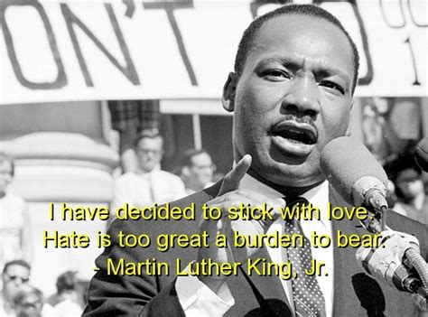 Martin Luther King Jr Quotes Sayings Quote Love Hate