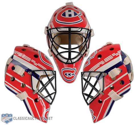Lot Detail Patrick Roy Montreal Canadiens Replica Mask By Don Scott