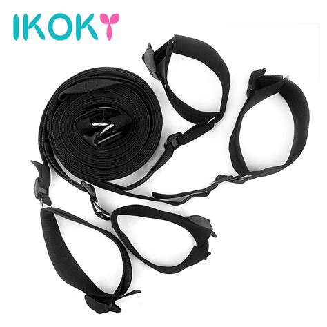 buy ikoky bed love kit sex bondage straps erotic sex toy for couples wrists