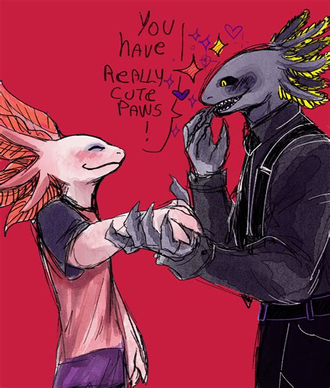 Just Axolotl Friends By Me Furry