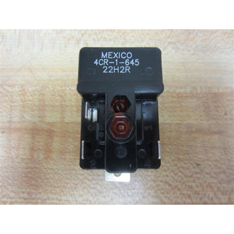 These relays assist in the control of air conditioning, heating or refrigeration system compressor motors which utilize start capacitors. Klixon 4CR-1-645 Motor Starting Relay 40497 - Mara Industrial