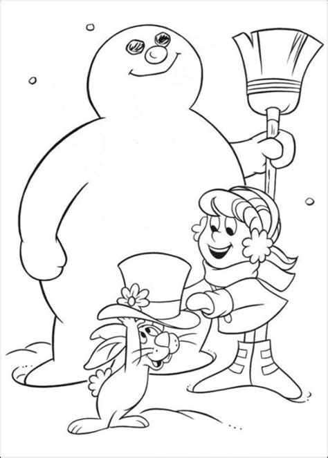 Free Printable Frosty The Snowman Coloring Pages Best Coloring Pages