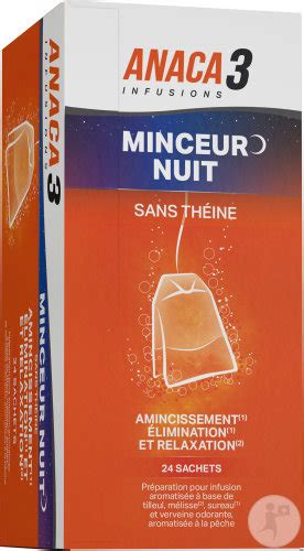 Anaca 3 Infusion Minceur Nuit 24 Sachets Newpharma