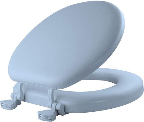 Mayfair Soft Toilet Seat Easily Remove Round Padded With Wood Core