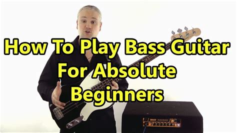 We're going to use test absolutely a beginner never played any instrument and this is all new to me but am loving every moment. Beginner Bass Guitar Lesson #1 - Absolute Basics (NEW ...