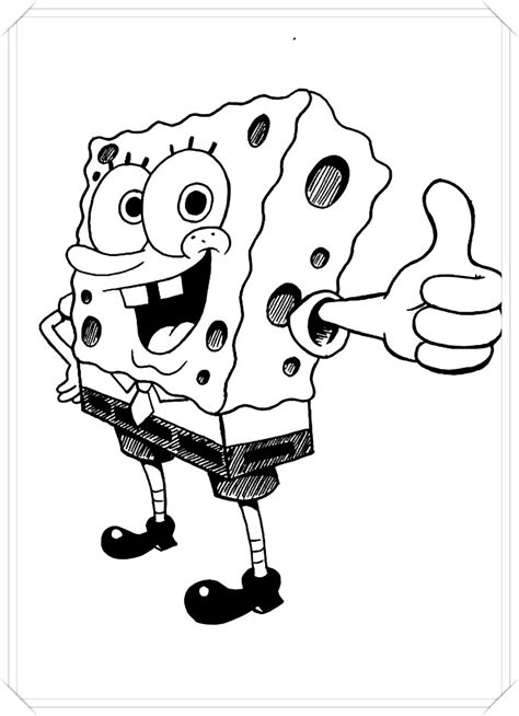 Dibujo Bob Esponja Para Colorear E Imprimir Reverasite