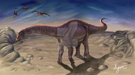 Low price guarantee, fast shipping & free returns, and custom framing options on all prints. Apatosaurus dusk scene by https://www.deviantart.com/kuzim ...