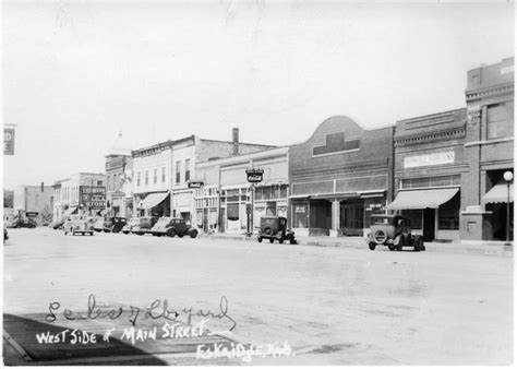 Main Street In Eskridge Kansas Kansas Memory Kansas Historical Society