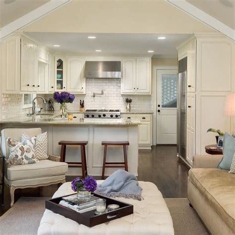 Living room open concept living room dining room s. Cute cottage style main living area. Perfect for small ...