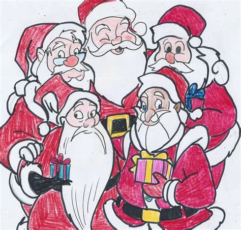 Disney Santas Clauses Unite By Susanmaravilla On Deviantart