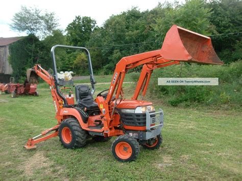 2003 Kubota Bx22 Compact Tractor With Loader And Backhoe