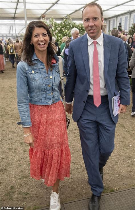 Ex Health Secretary Matt Hancock Visits Chelsea Flower Show With Lover