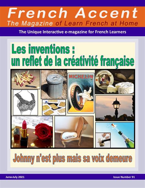Free French Magazine Learn French Magazine French Accent Magazine