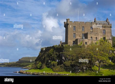 Dunvegan Castle Isle Of Skye Scotland United Kingdom Europe Stock