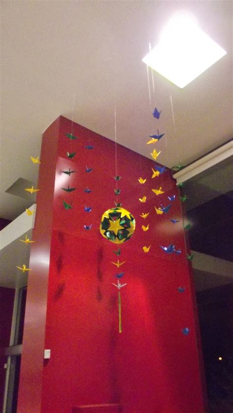Lina Origami Decoração Toda Em Origami Para Copa Do Mundo Brasil 2014