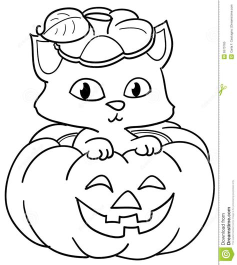 We did not find results for: Pumpkin And Cute Cat Coloring Stock Vector - Illustration ...
