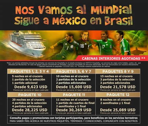 Paquetes Al Mundial Brasil 2014 Sigue A México Agencia De Viajes