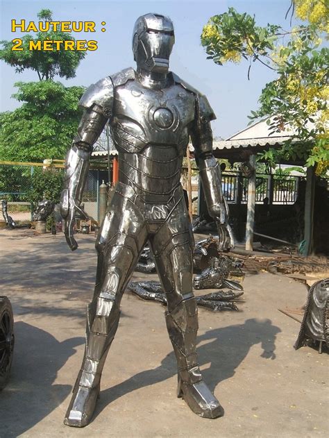 Statue Iron Man En Métal