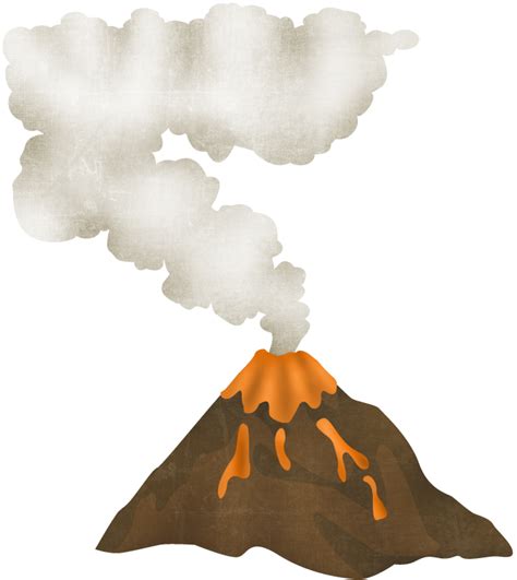 Volcano Clipart Coloring Pages Wikiclipart