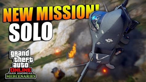 GTA Online Mercenaries DLC New Missions Solo Hard Mode All Completed YouTube