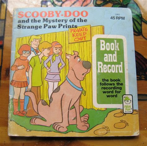 Scooby Doo Mystery 45 Rpm Read Along Book And Record Scooby Doo