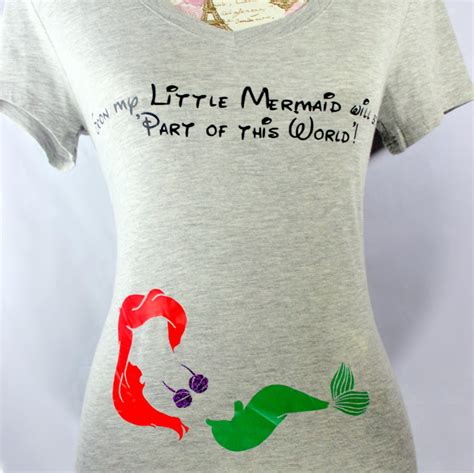 adorable arial inspired mermaid t shirt etsy
