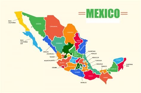 Mapa República Mexicana Mapas de México para Descargar e Imprimir