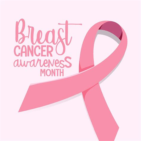 Breast Cancer Awareness Month Logo Vector Art At Vecteezy