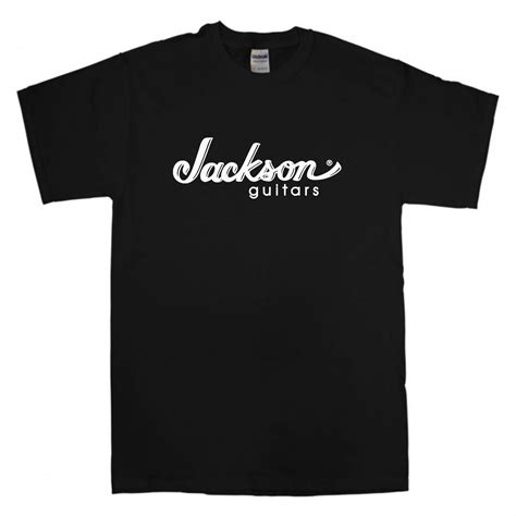 Jackson Guitars Logo T Shirt New Black Rock Guitarist Metal Band 2018