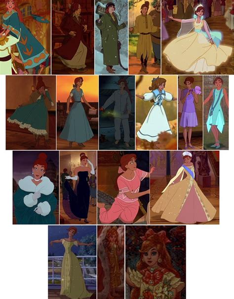 Anastasiaoutfitspng 1040×1333 Pixels Forgotten Disney Princesses