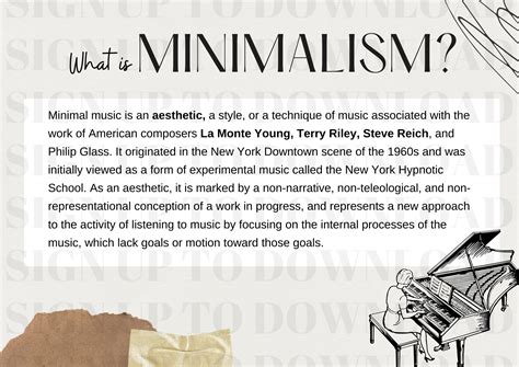 Minimalism In Music Display Posters The Musical Me