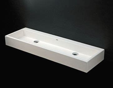 The joint between the two surfaces is then smoothed, making the seam between the two surfaces invisible. LUCE Sink #5104 - contemporary - bathroom sinks - LACAVA ...