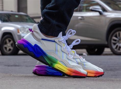 The release features a range of silhouettes: adidas Ozweego Pride LGBT EG1076 Release Date | SneakerFiles