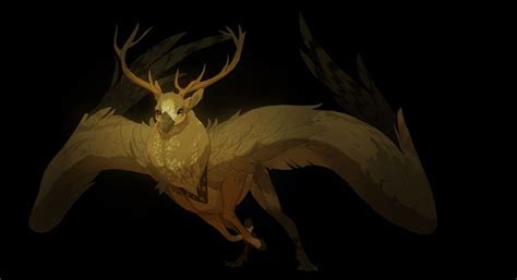 peryton by Grimmla on DeviantArt | Mystical creatures, Fantasy beasts