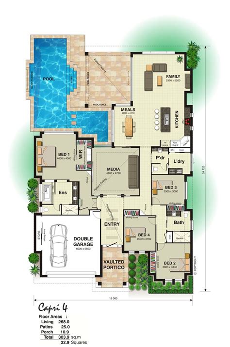 Modern House Floor Plans With Indoor Swimming Pool Indoor Swimming