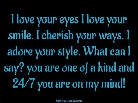 I Love Your Eyes Flirt Sms Quotes Image