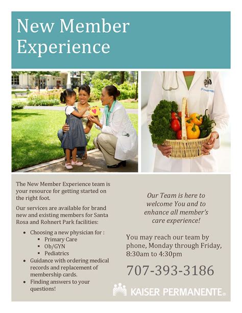 Kaiser- New Member Experience - San Rafael Employees
